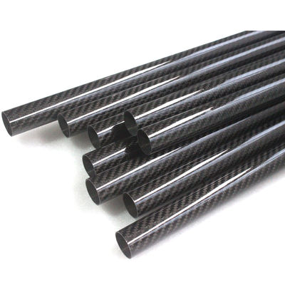 2′′ 3′′ 2mm لوله فیبر کربن قطب فیبر کربن قطب گودال قطب های بزرگ قطر 18x16x1000mm