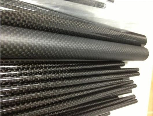 وزن کم لوله های فیبر کربن دور کوچک 6mm 7mm 8mm 10mm 12mm 13mm