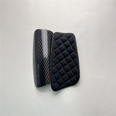 محافظ شین فوتبال فیبر کربن 3K Twill حفاظت اساسی شین