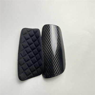 محافظ شین فوتبال فیبر کربن 3K Twill حفاظت اساسی شین