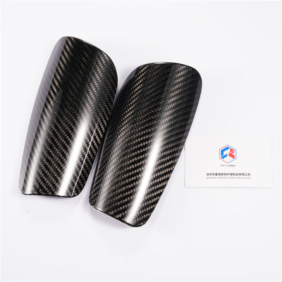 فیبر کربن Twill Matt فوتبالی فوتبال فوتبال فوتبال محافظ شین دستکش کوچک زرد/سیاه OME