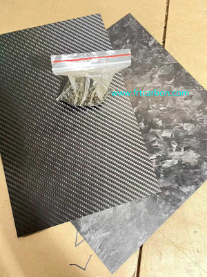 ورق فیبر کربن دی سی ان سی 3k Twill Carbon Forged Sheet Plain Weave Super Shin Carbon Sheet