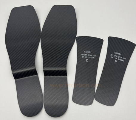 کفش فیبر کربن مخصوص فوتبال 3k Twill Matte Carbon Fiber Plate 1.0mm 0.8mm