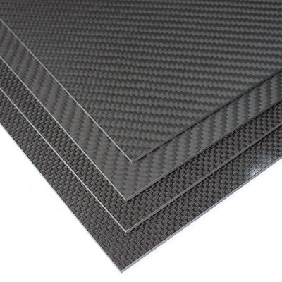1 4 &quot; 1 8 اينچ صفحه فيبر کربن 1 ملي متر 400x500 ميلي متر 100٪ واقعي