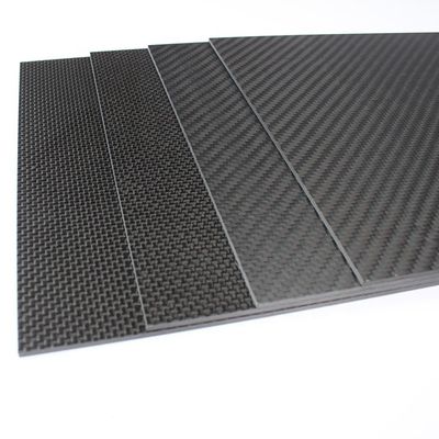1 4 &quot; 1 8 اينچ صفحه فيبر کربن 1 ملي متر 400x500 ميلي متر 100٪ واقعي