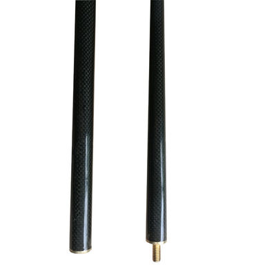 6mm 10mm مربع لوله فیبر کربن استخر لوله بیلیارد با قدرت بالا برای اعضای باشگاه