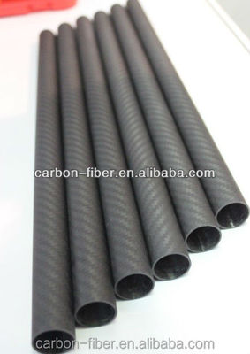 تولید کنندگان لوله های فیبر کربن 1000mm 2000mm قطب CFRP قطب فیبر کربن با قدرت بالا