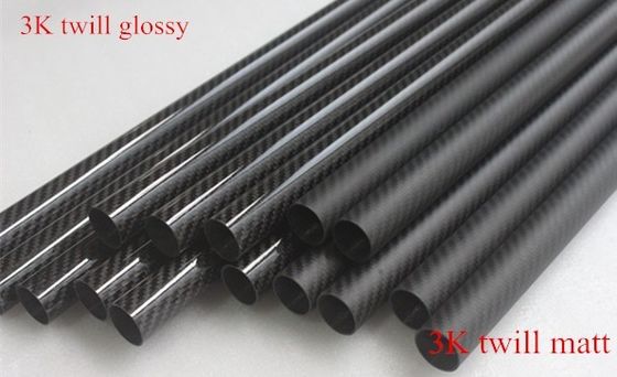 2m 20mm 3k لوله فیبر کربن فیبر کربن دوچرخه قاب لوله کربن ویپی قایق بادل دستگیره قطب