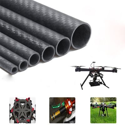 لوله مربع فیبر کربن 8mm 10mm لوله مستطیل فیبر کربن عمده فروشی
