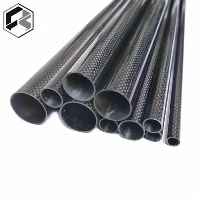 لوله مربع فیبر کربن 8mm 10mm لوله مستطیل فیبر کربن عمده فروشی