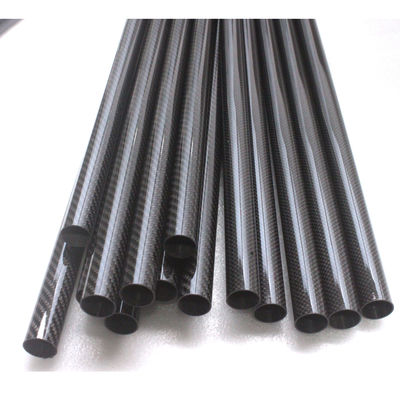 2 اینچ 1.25&quot; 2.5 لوله فیبر کربن فیبر قطب قطب فولت فیبر کربن قطب 12x10x1000mm