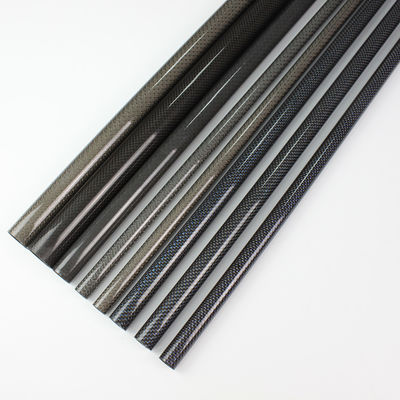 2′′ 3′′ 2mm لوله فیبر کربن قطب فیبر کربن قطب گودال قطب های بزرگ قطر 18x16x1000mm