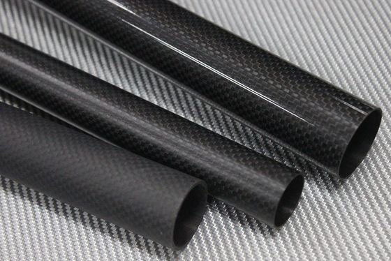 لوله فیبر کربن 3K 10mm 12mm 15mm 18mm 22mm 30mm 40mm 50mm