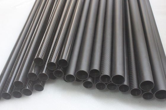 لوله فیبر کربن 3K 10mm 12mm 15mm 18mm 22mm 30mm 40mm 50mm