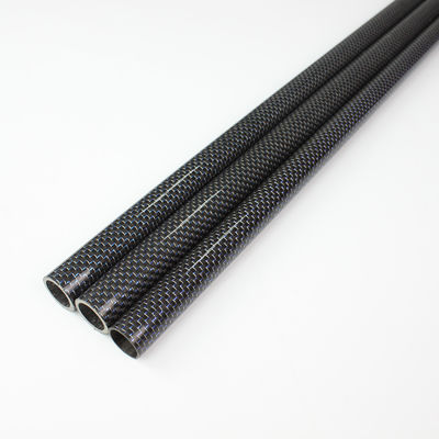 6mm 1.25 Inch 1.5 Inch قطب لوله فیبر کربن قطب قفسه 22x20x1000mm
