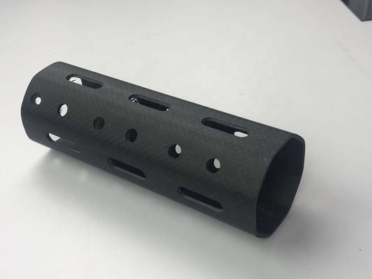 1 اینچ 1 2 اینچ لوله مربع فیبر کربن ماژول بالا 3k 50mm