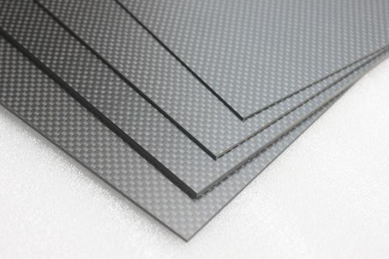 500mm X500mm Matte Plain 3K Carbon Fiber Plate صفحه پنل برای قاب چهارگانه