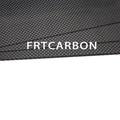 500mm X500mm Matte Plain 3K Carbon Fiber Plate صفحه پنل برای قاب چهارگانه