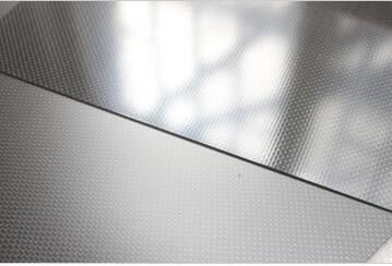وزن سبک و قدرت بالا 600 * 600mm 3K صاف فابر کربن مت