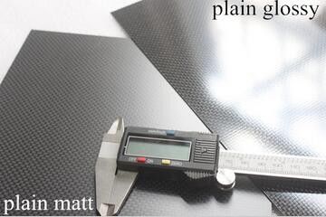 وزن سبک و قدرت بالا 600 * 600mm 3K صاف فابر کربن مت