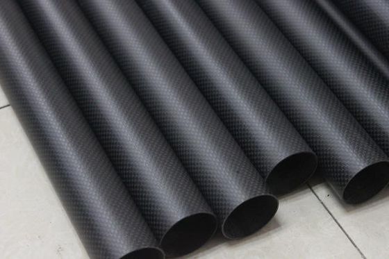 1 &quot; 1 1 4 &quot; 1 2 اینچ 3K Twill لوله های فیبر کربن مت یا درخشان 32mm 35mm 36mm 38mm 40mm
