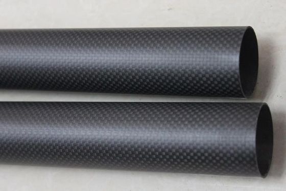 1 &quot; 1 1 4 &quot; 1 2 اینچ 3K Twill لوله های فیبر کربن مت یا درخشان 32mm 35mm 36mm 38mm 40mm
