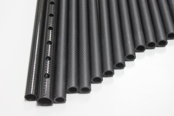 لوله های کوچک OD گرد مرکب فیبر کربن 9mm 10mm 11mm 12mm 14mm 15mm 16mm