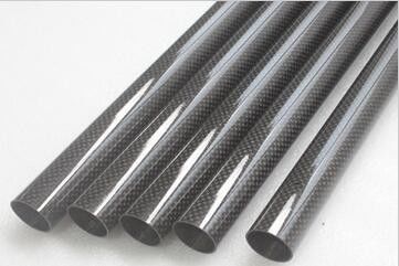قطب لوله گردی مقاوم به خوردگی از فیبر کربن 17mm 18mm 19mm 20mm 22mm 25mm