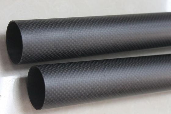 لوله های بزرگ OD گرد فیبر کربن سفارشی 50mm 40mm 3.5 &quot;
