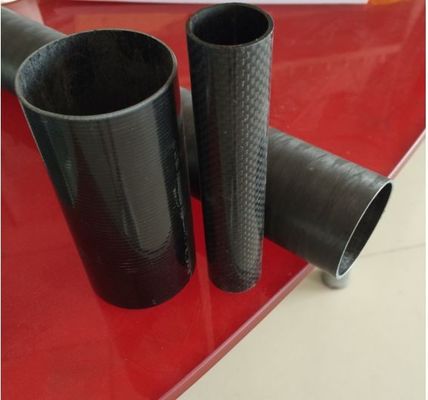 1.5&quot; 1 2&quot; ID/OD سفارشی کردن لوله فیبر کربن با دمای بالا 1000mm 500mm 330mm در طول