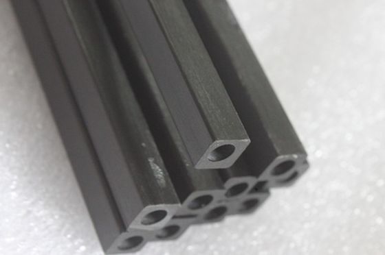 لوله مربع فیبر کربن 10mm 20mm دور در داخل Frt