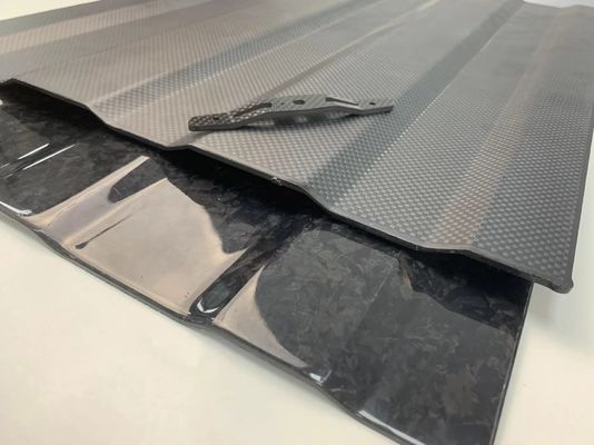 ریل ماهیگیری فیبر کربن کم پروفایل آب شور ماشینکاری CNC ورق فیبر کربن